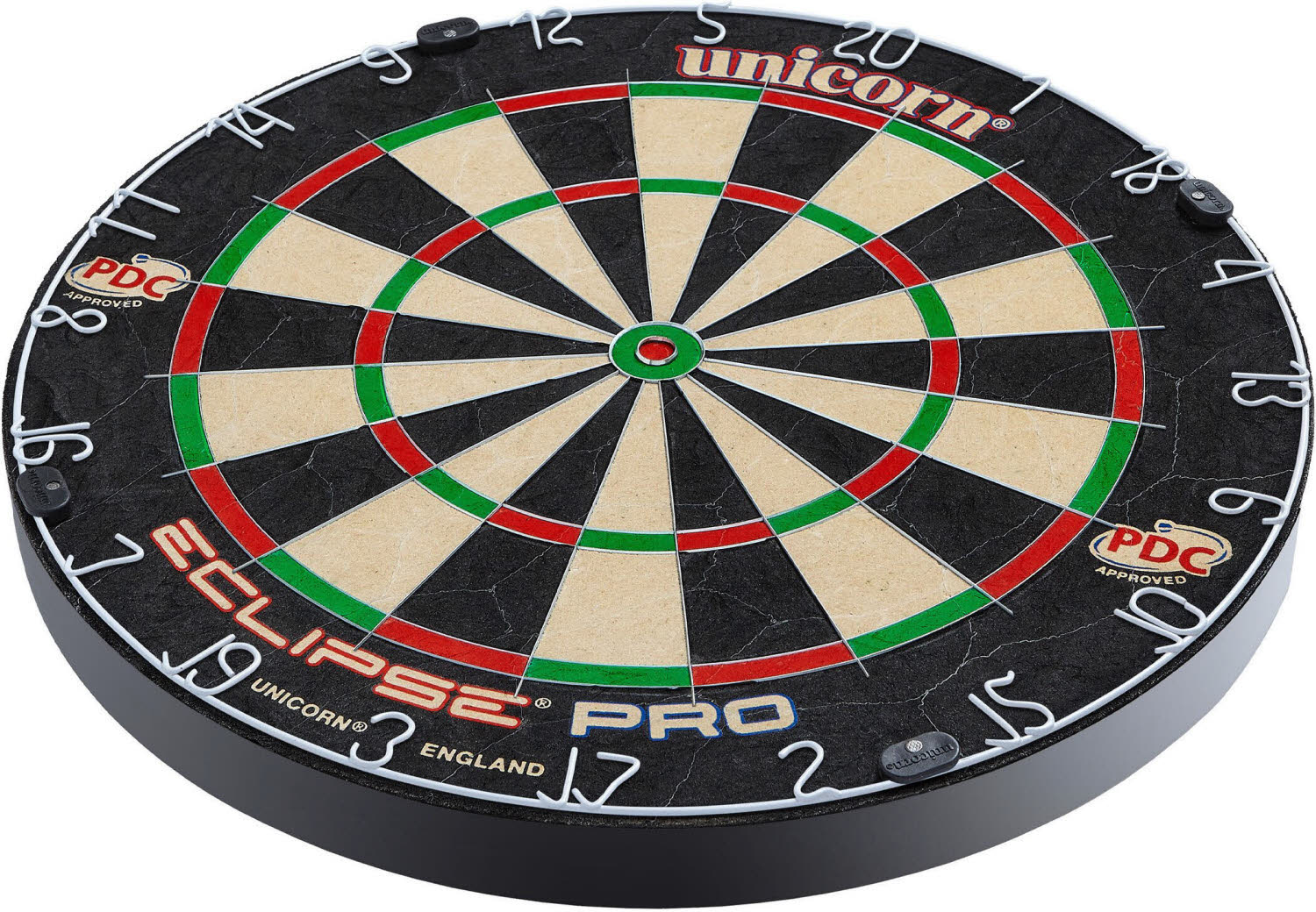 Unicorn Eclipse Pro Bristle Board Dartboard Dartscheibe schwarz
