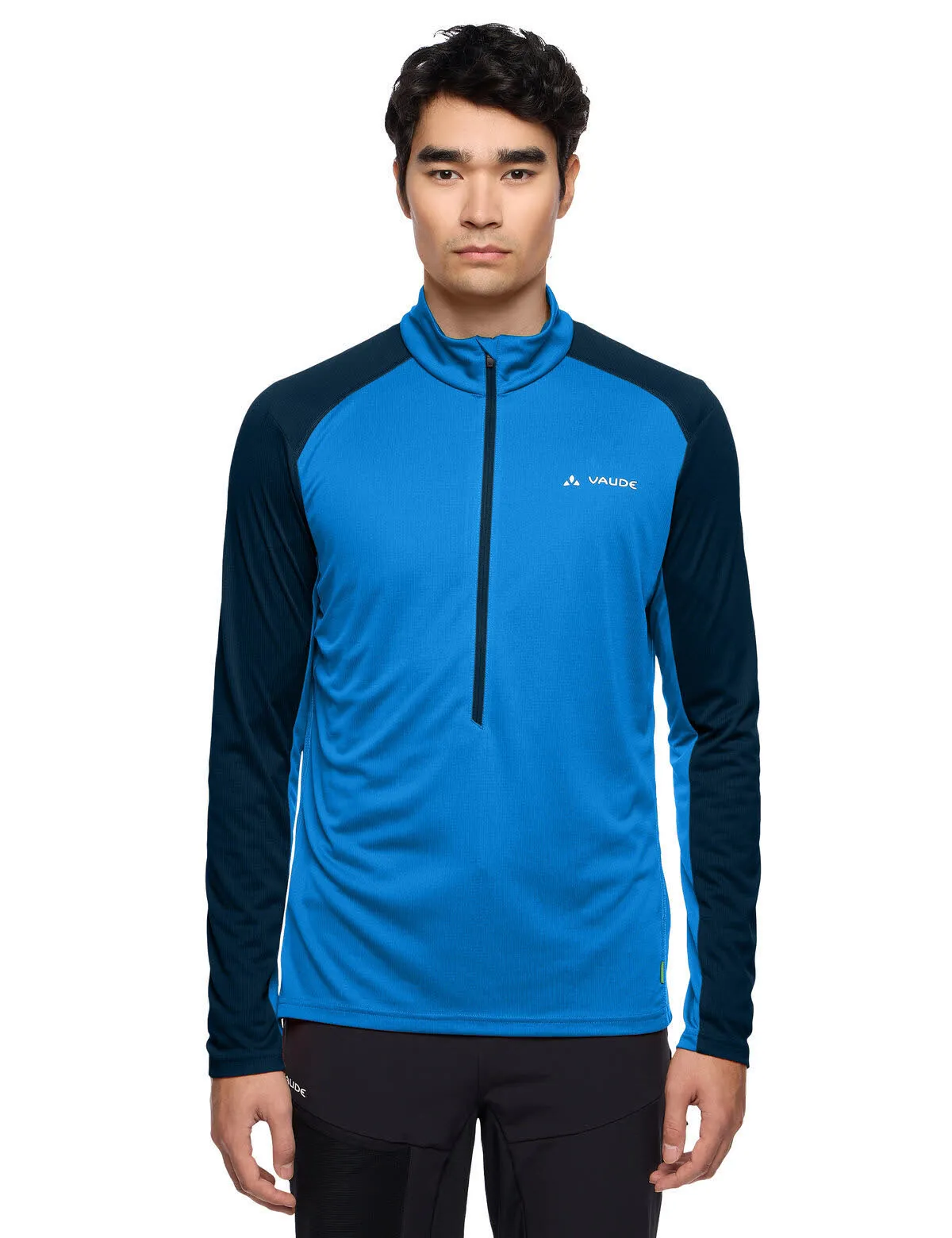 Vaude Larice Skirolli Funktionsshirt langarm Herren blau
