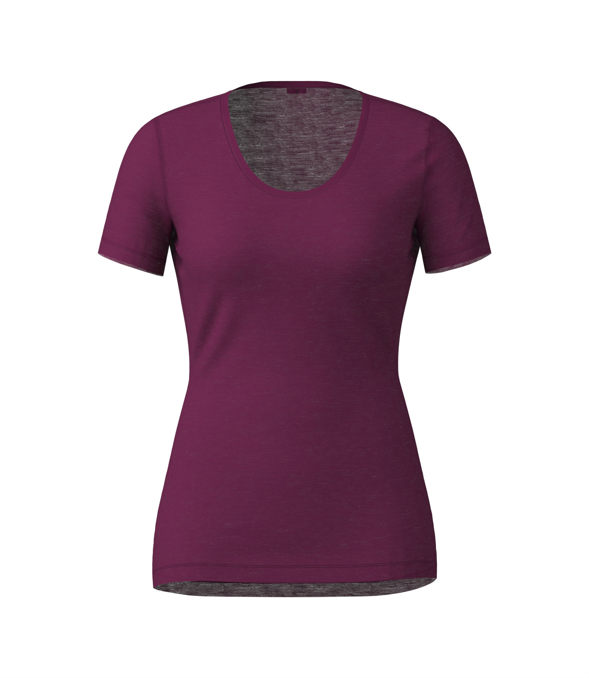 Löffler SHIRT S/S MERINO LIGHT Damen Funktionsunterwäsche bordeaux
