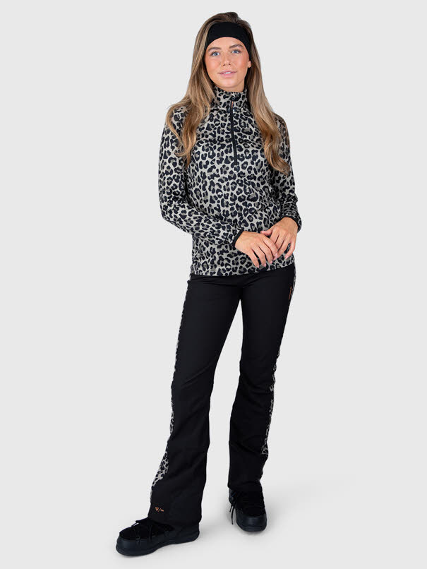 BRUNOTTI DA Rodika-Print Fleece Damen Skirolli multicolour/wild thing fungi