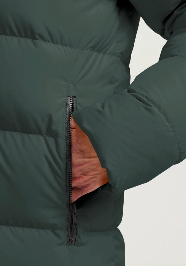 Jack Wolfskin FROZEN PALACE COA RDS Damen Daunenmantel grün