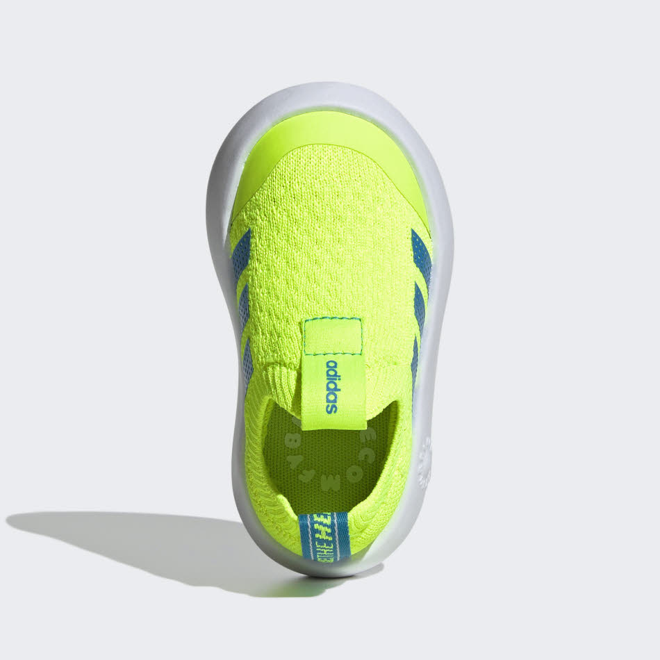 adidas Bubblecomfy Kids Schuh Kleinkind Klettverschluss-Schuh gelb/blau