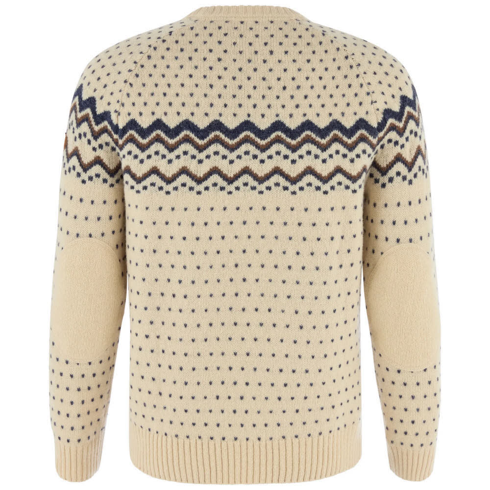 Fjällräven Övik Knit Sweater M Damen Strickpullover light beige navy