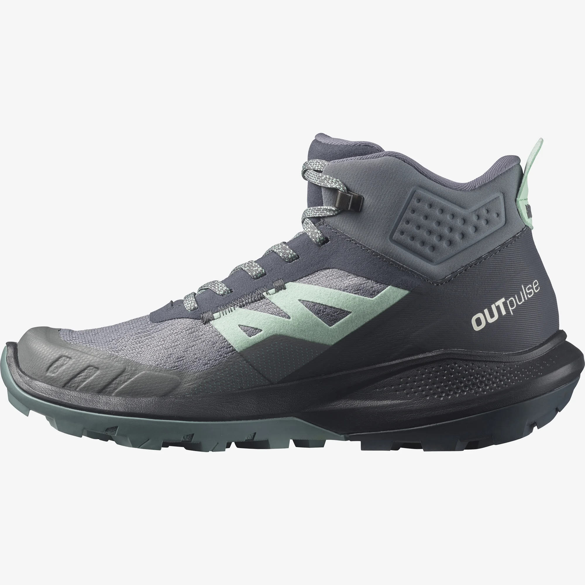 Salomon Outpulse Mid GTX Wanderschuh Trailrunning Trekkingschuh Gelände Damen grau NEU