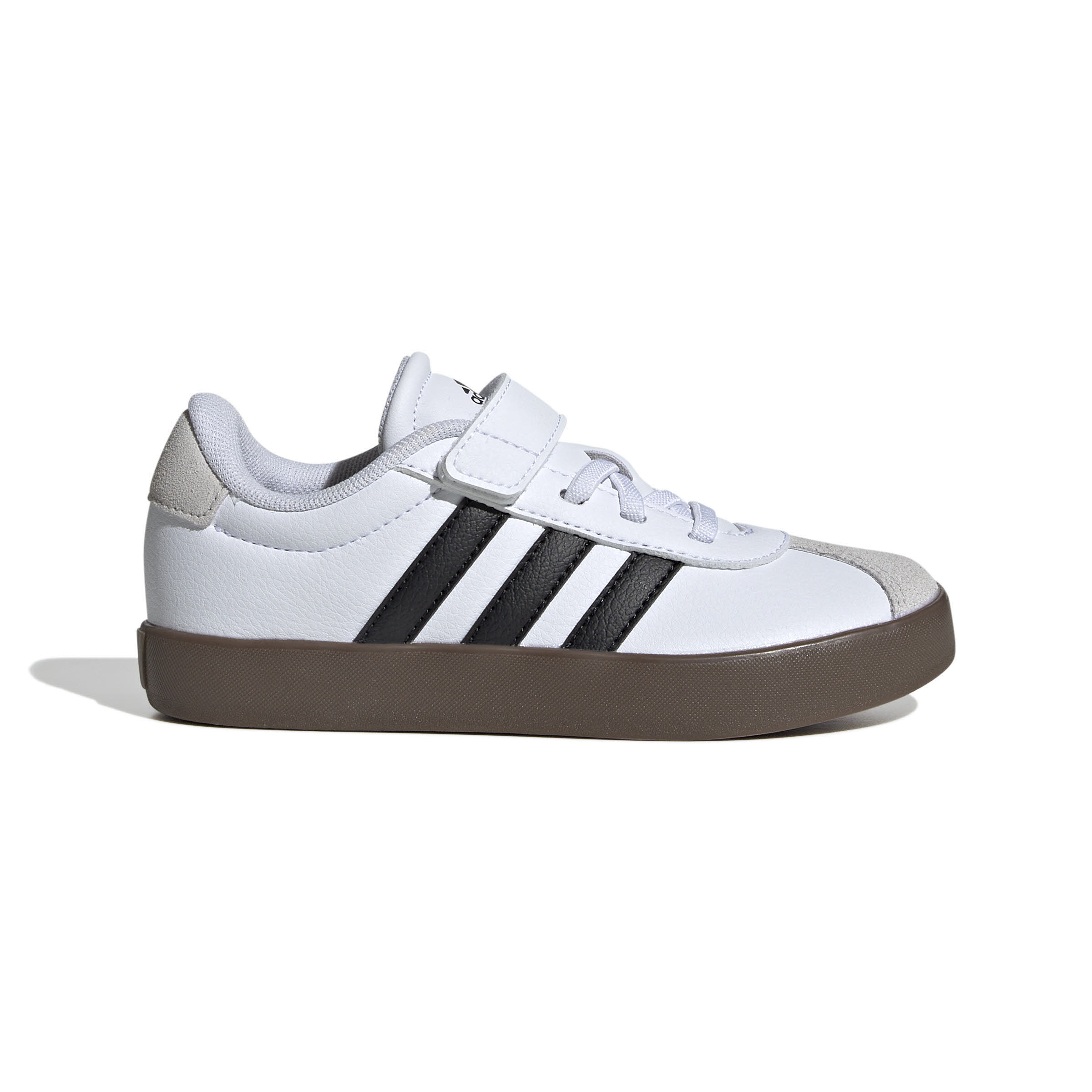 adidas VL COURT 3.0 K Jungen Sneaker Freizeitschuhe weiß/schwarz