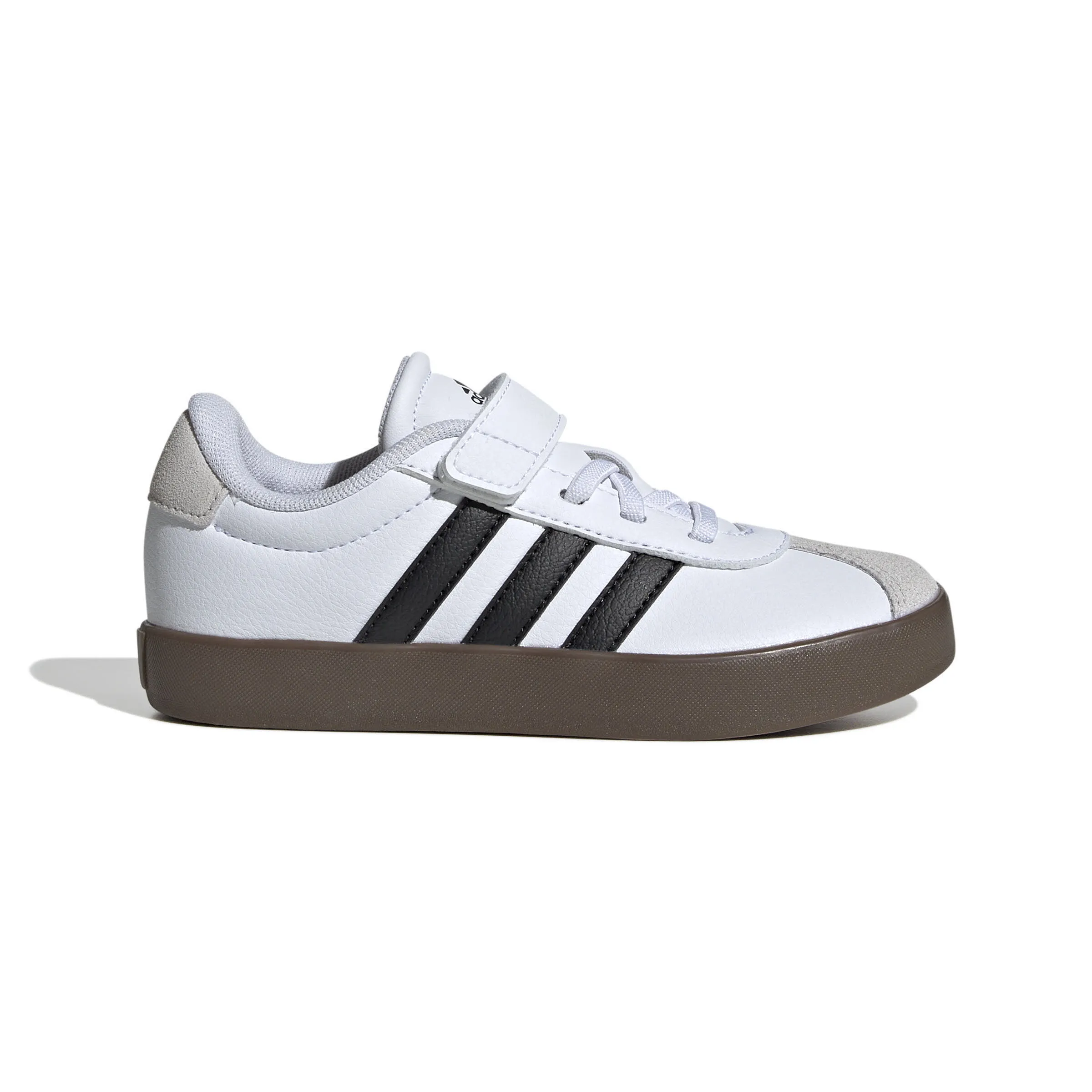 adidas VL COURT 3.0 K Jungen Sneaker Freizeitschuhe weiß/schwarz