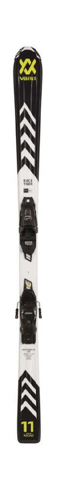 Völkl RACETIGER JR + vMotion Kinder Ski Einsteiger schwarz