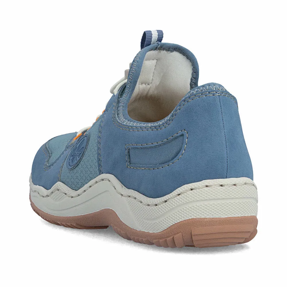 Rieker Damen Slipper blau