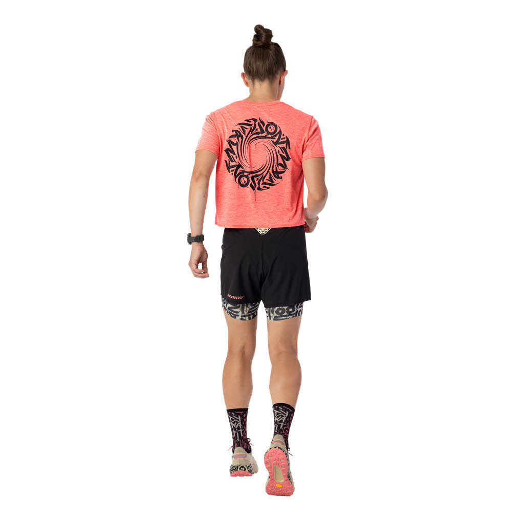Dynafit TRAIL T-SHIRT W Damen Laufshirt Trailrunningshirt ultra coral