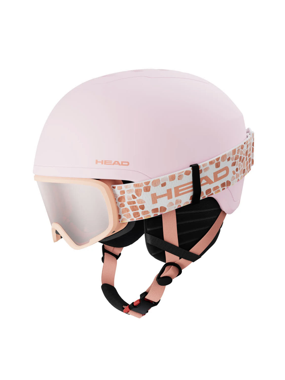 Head YUKI SET Mädchen Skihelm Snowboardhelm rosa