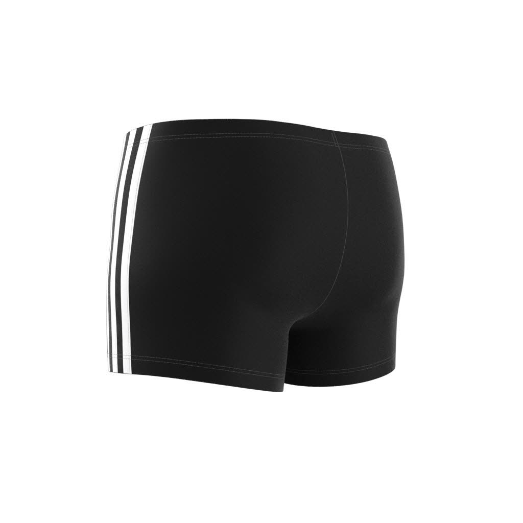 adidas Classic 3-Streifen Herren Boxer-Badehose Badeshorts Schwimmhose schwarz/weiß