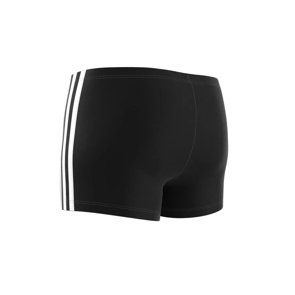 adidas Classic 3-Streifen Herren Boxer-Badehose Badeshorts Schwimmhose schwarz/weiß