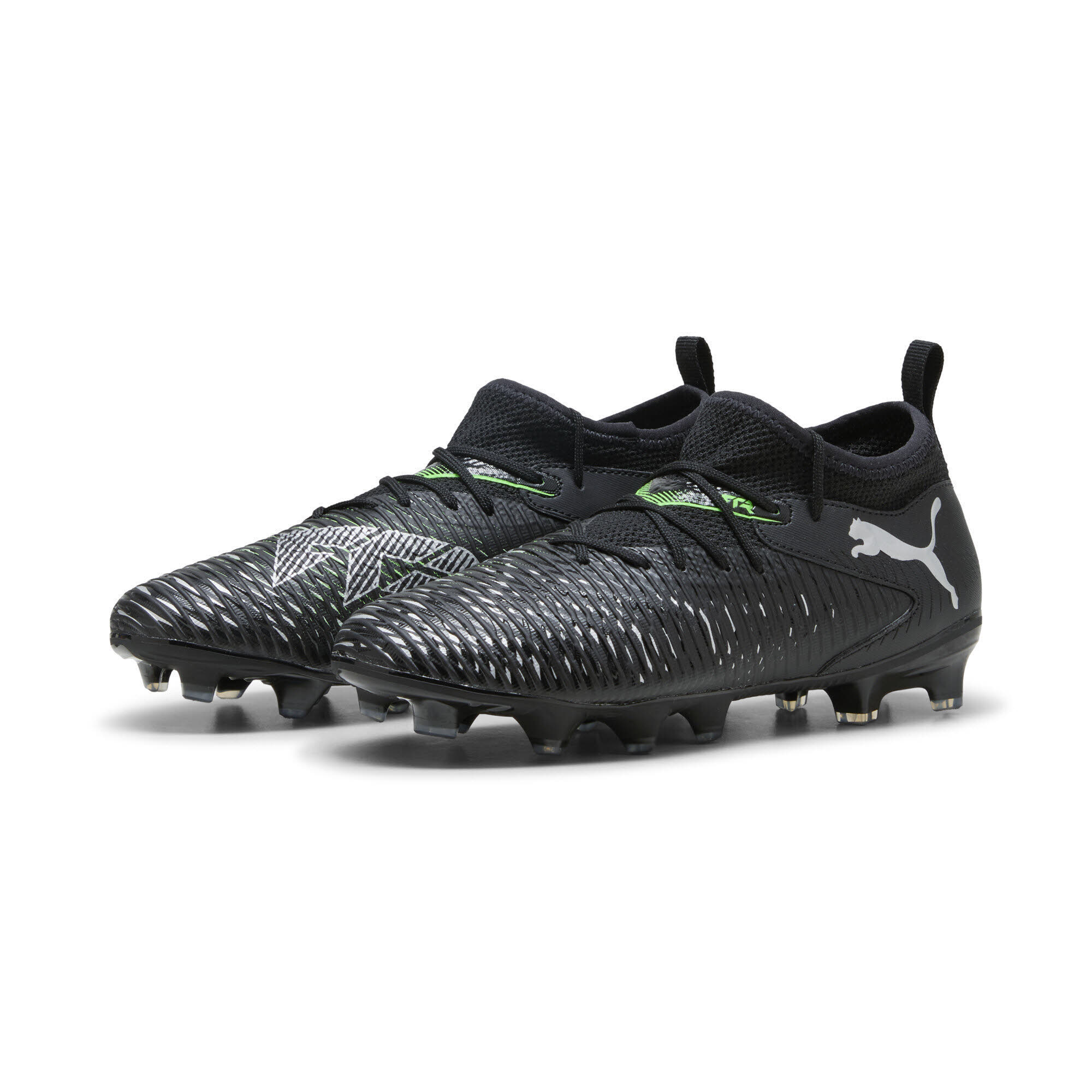Puma FUTURE 8 MATCH FG/AG Jr Fußballschuhe Teenager schwarz