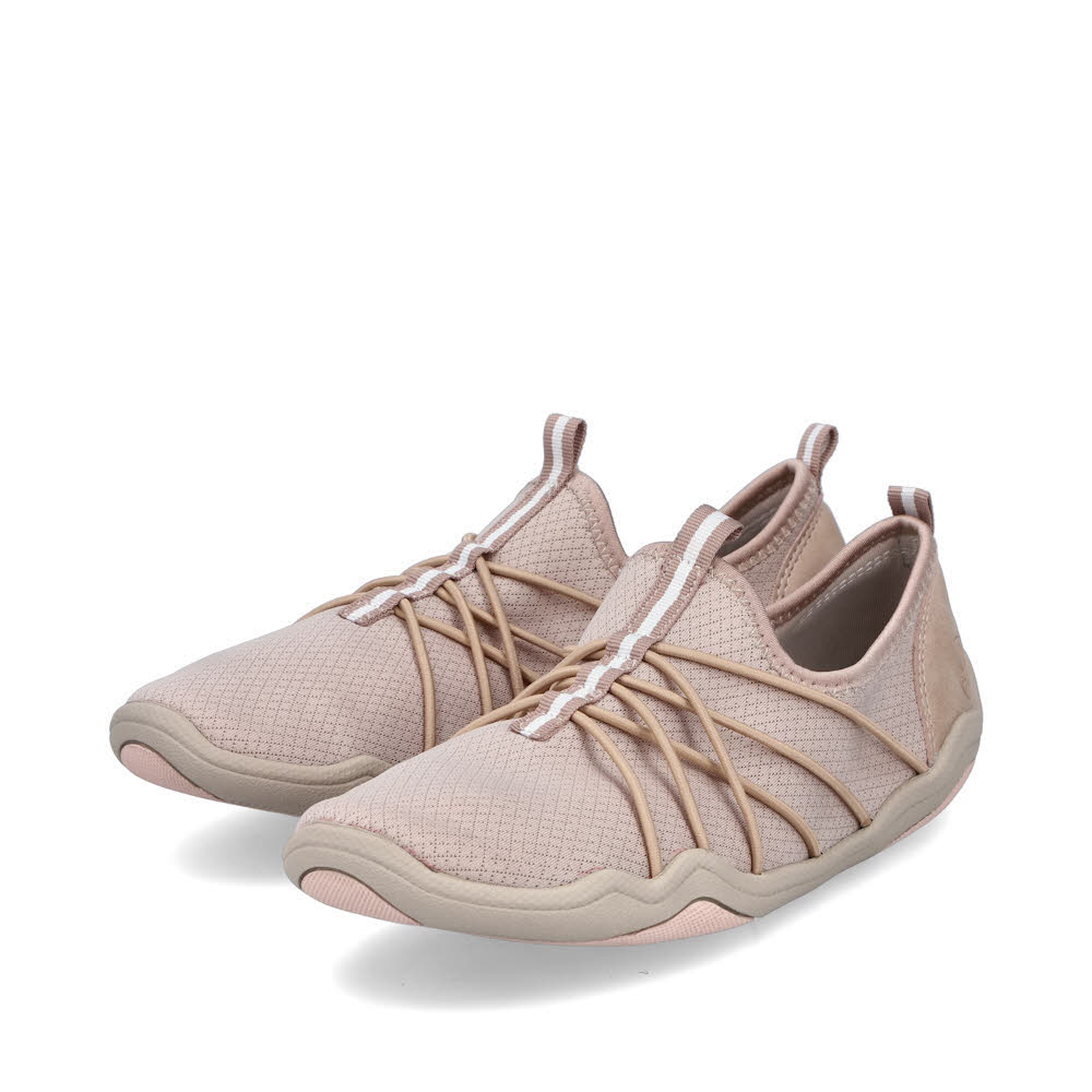 Rieker FSK Damen Halbschuhe Slipper Sneaker modisch rosa/altrosa
