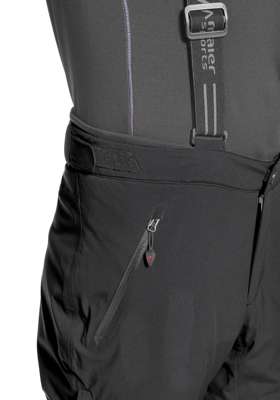Maier Sports mTex Herren Hose Cooper Slim Skihose Snowboardhose schwarz