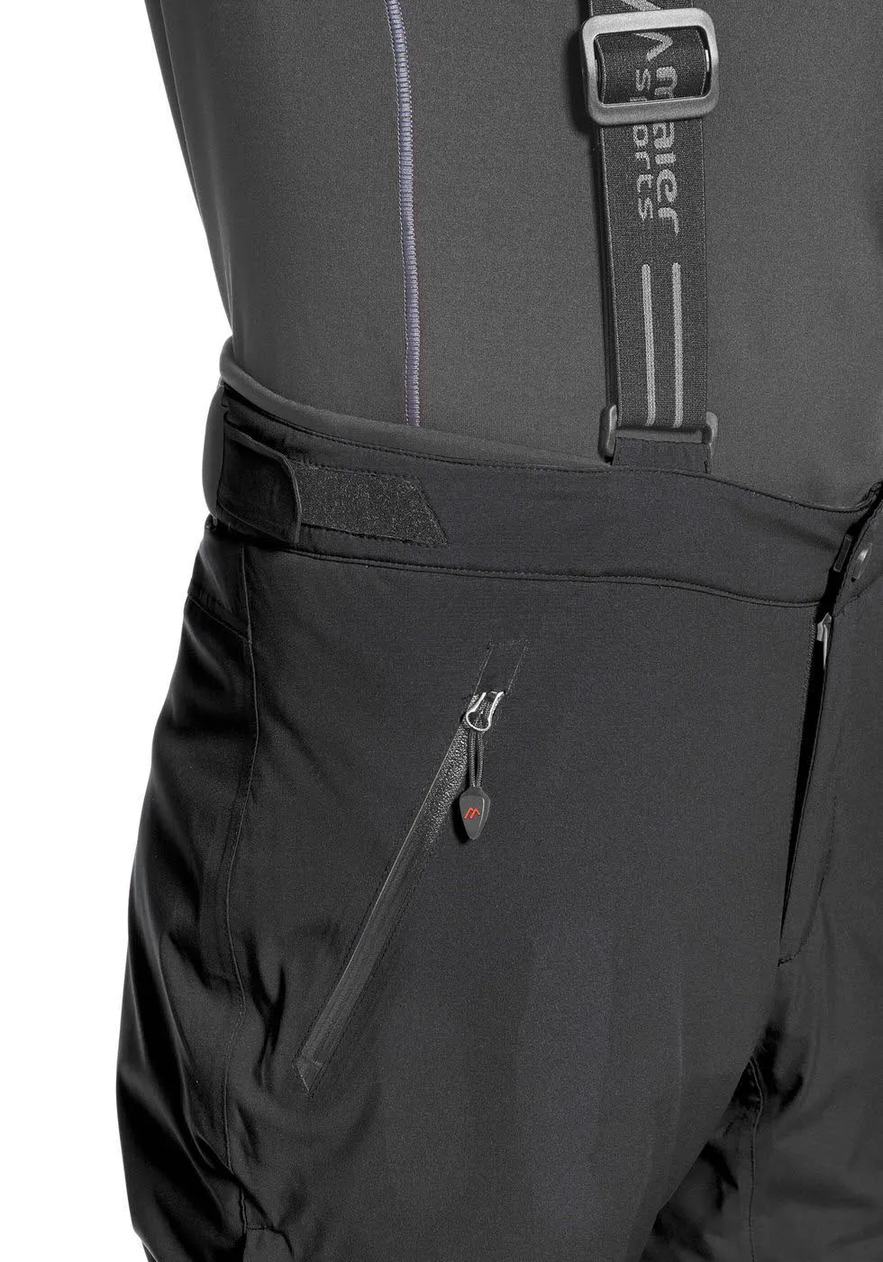 Maier Sports mTex Herren Hose Cooper Slim Skihose Snowboardhose schwarz