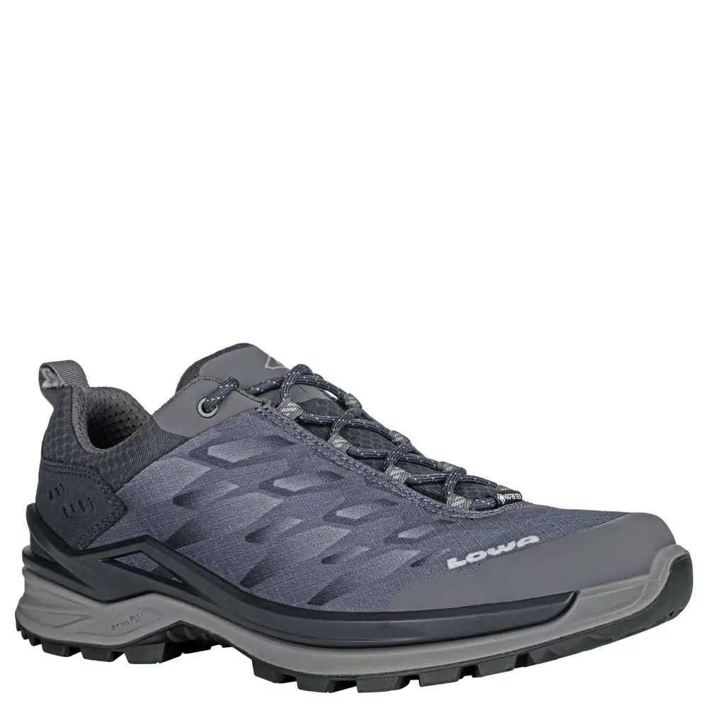 Lowa FERROX GTX LO Wanderschuh Trekkingschuh Herren graublau