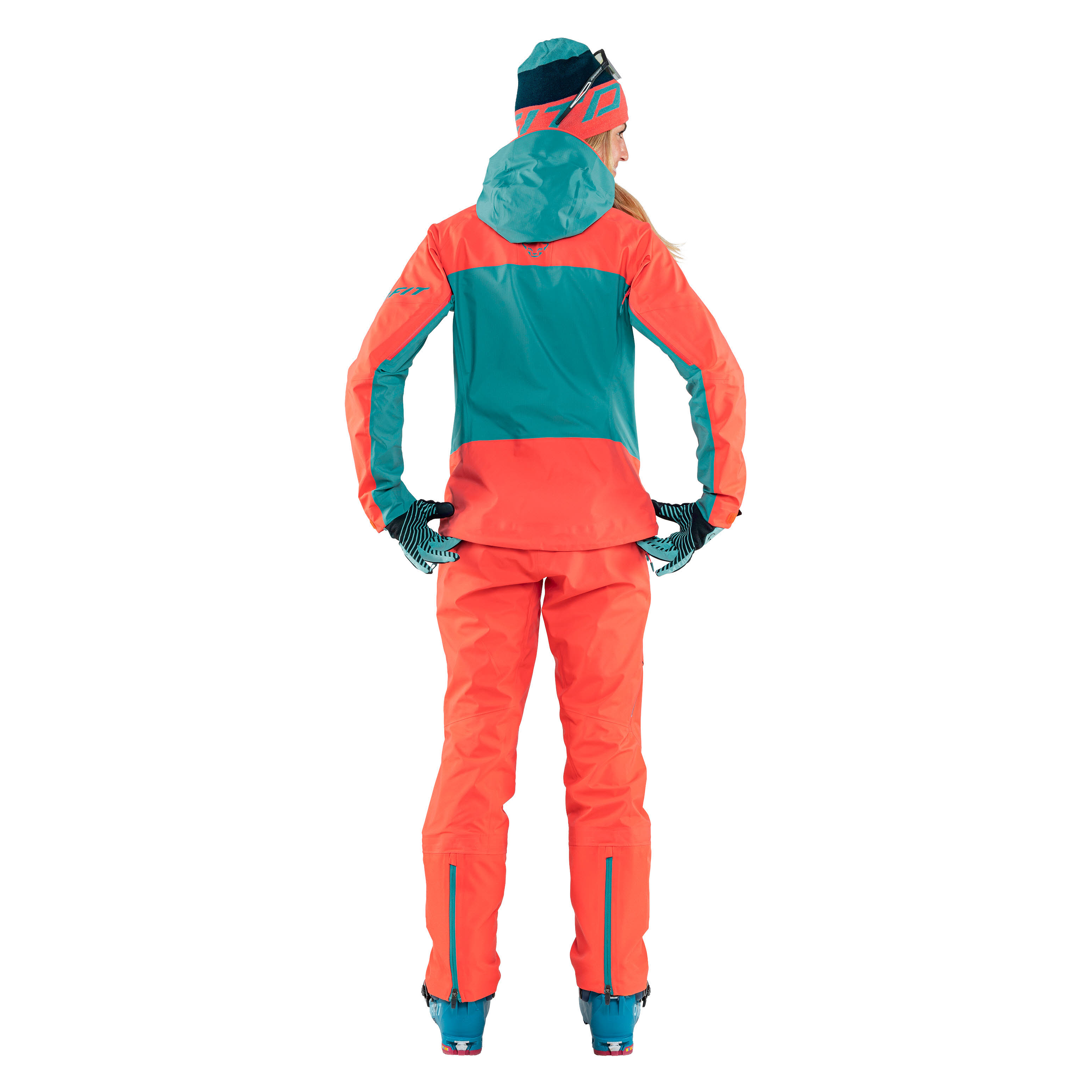 Dynafit Radical 2 Softshell Damen Handschuhe Blau Schwarz