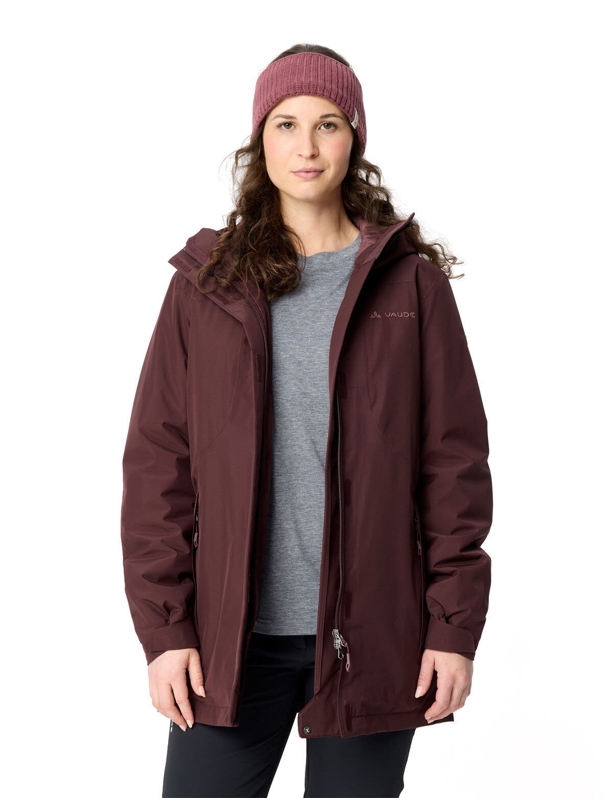 Vaude Rosemoor Padded Parka Damen Freizeitjacke Winterjacke dark oak