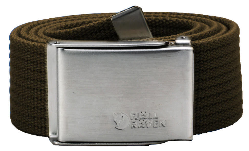 Fjällräven Canvas Belt Gürtel Metallschnalle Segeltuchgürtel 4cm Unisex NEU