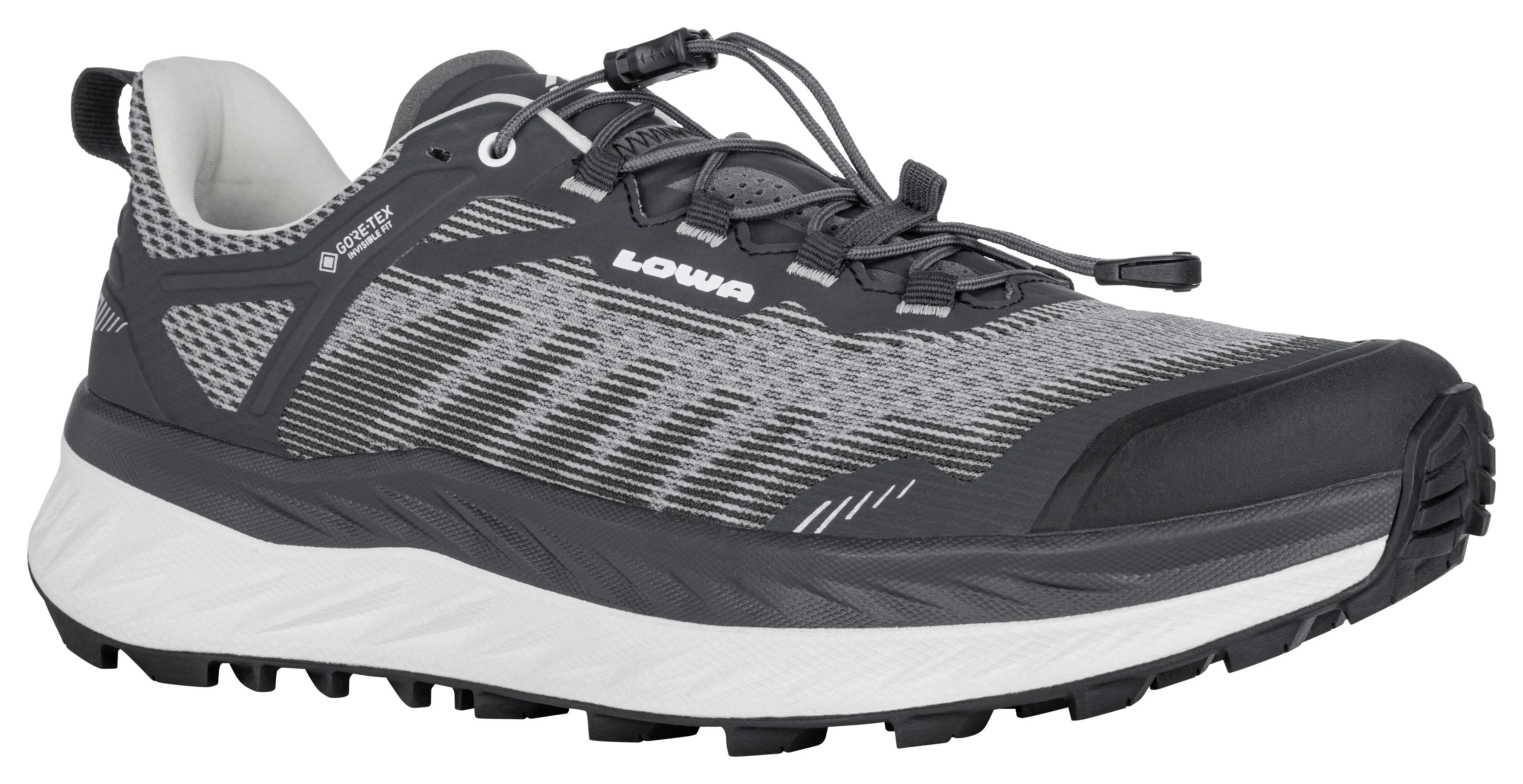 Lowa FORTUX GTX Laufschuh Joggingschuh Herren schwarz weiß