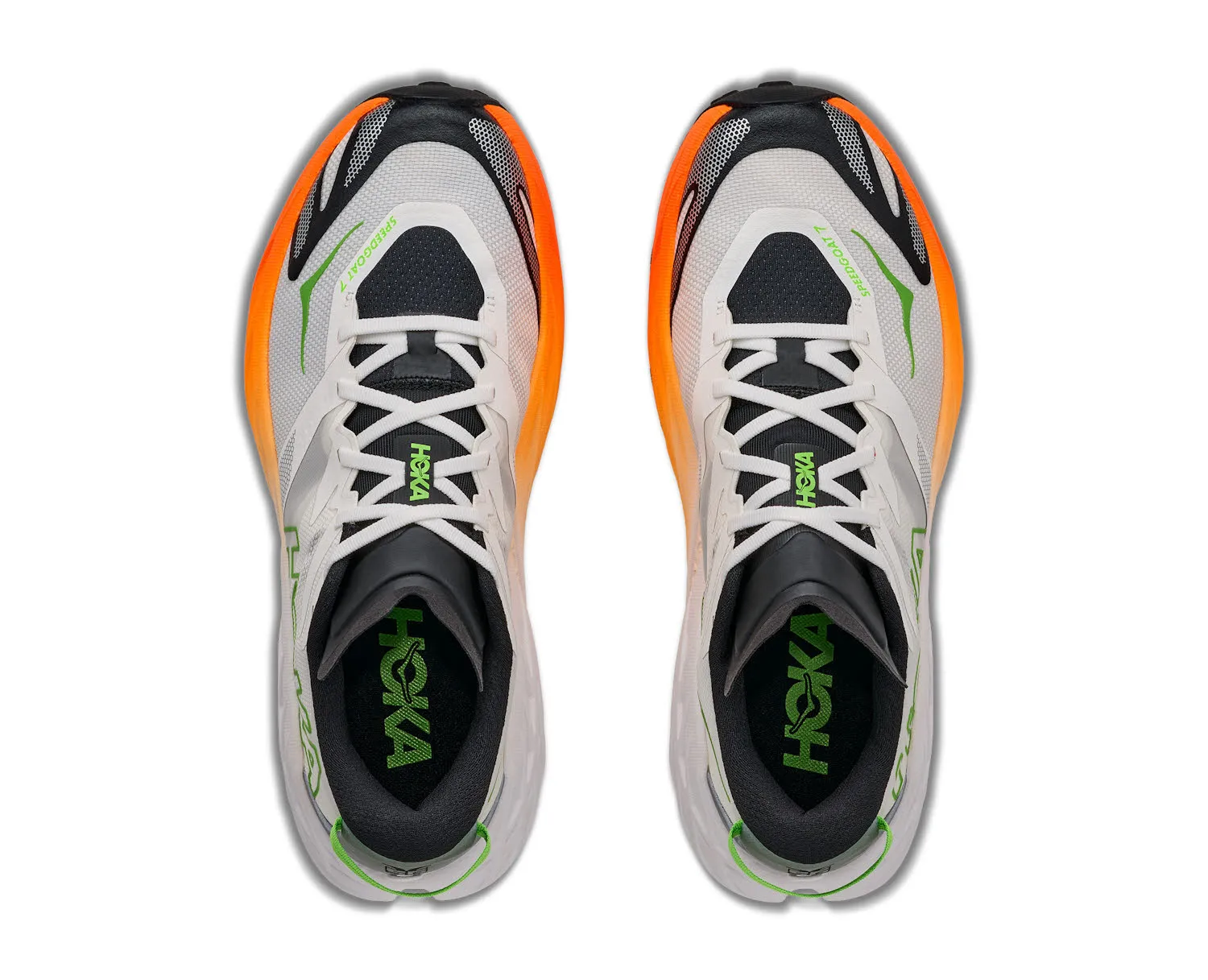 Hoka Speedgoat 7 Herren Trailrunningschuhe Laufschuhe grau/orange