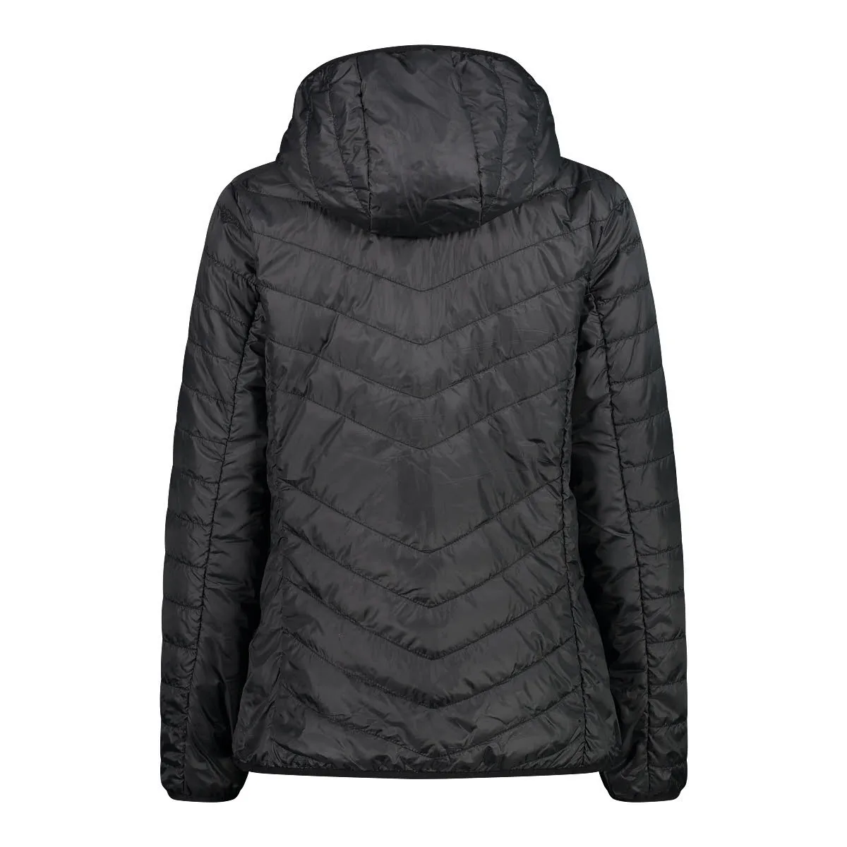 CMP Damen Kapuzenjacke Daunenjacke Isolationsjacke schwarz