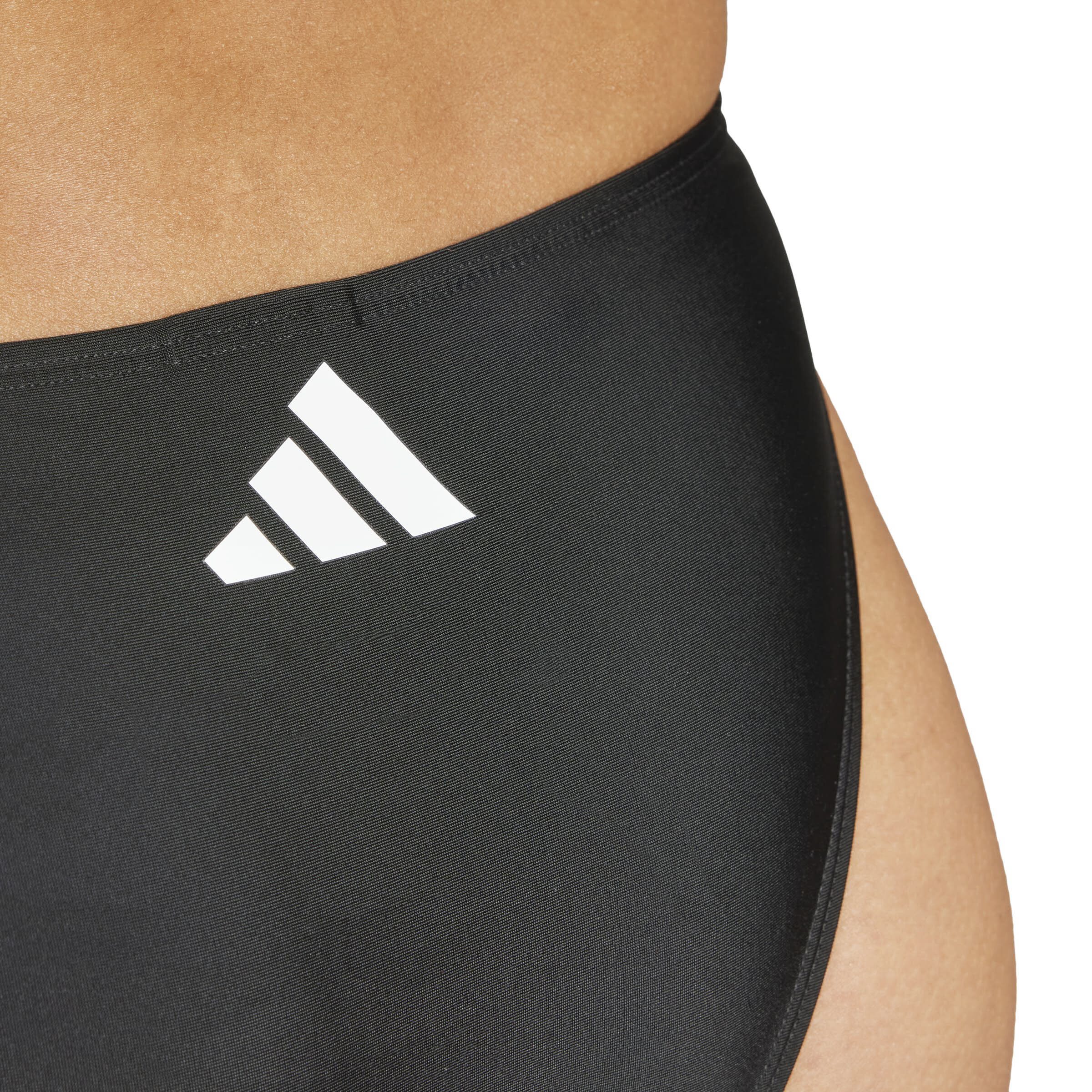 adidas 3-Streifen V-Back Bikini Set Oberteil + Hose Damen schwarz