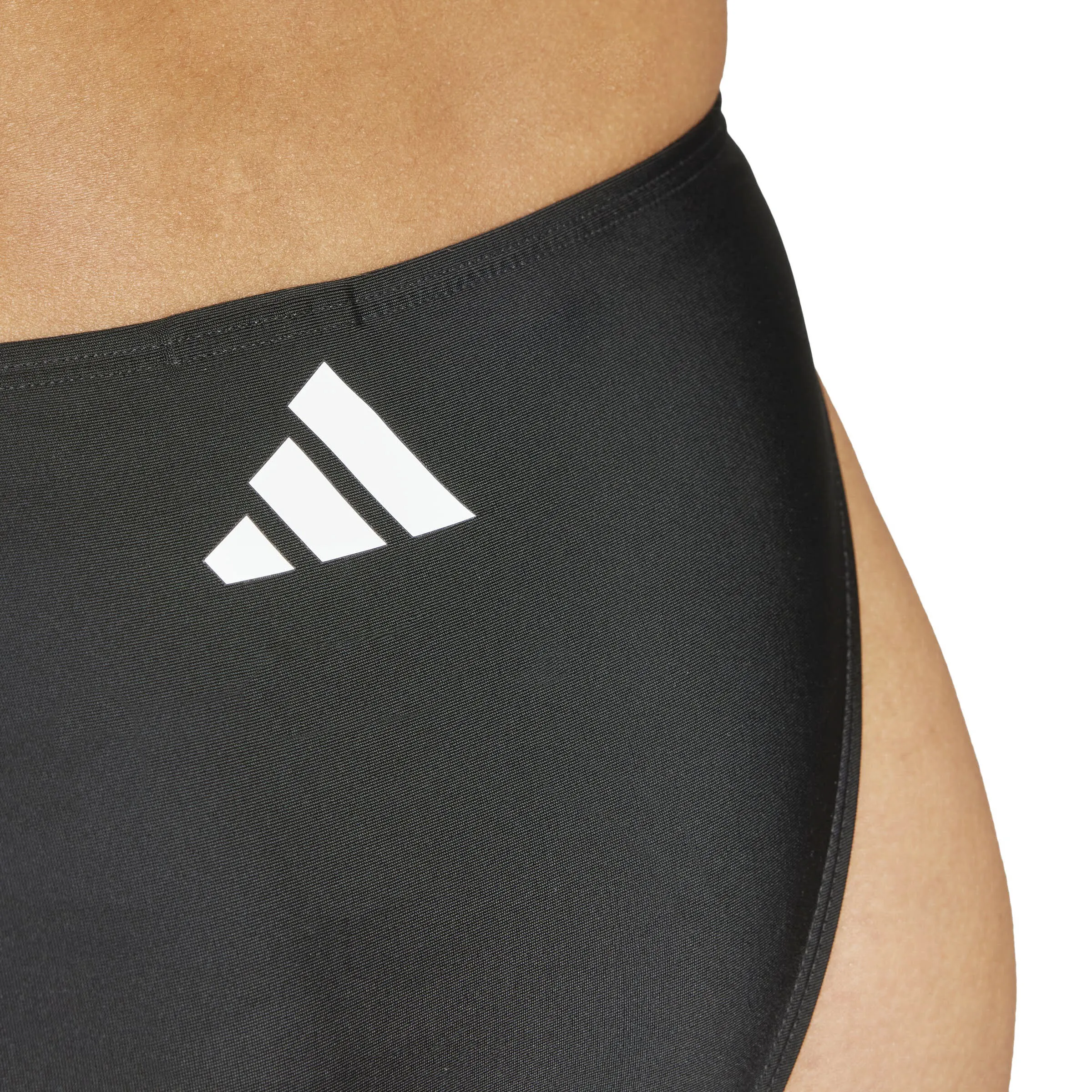 adidas 3-Streifen V-Back Bikini Set Oberteil + Hose Damen schwarz