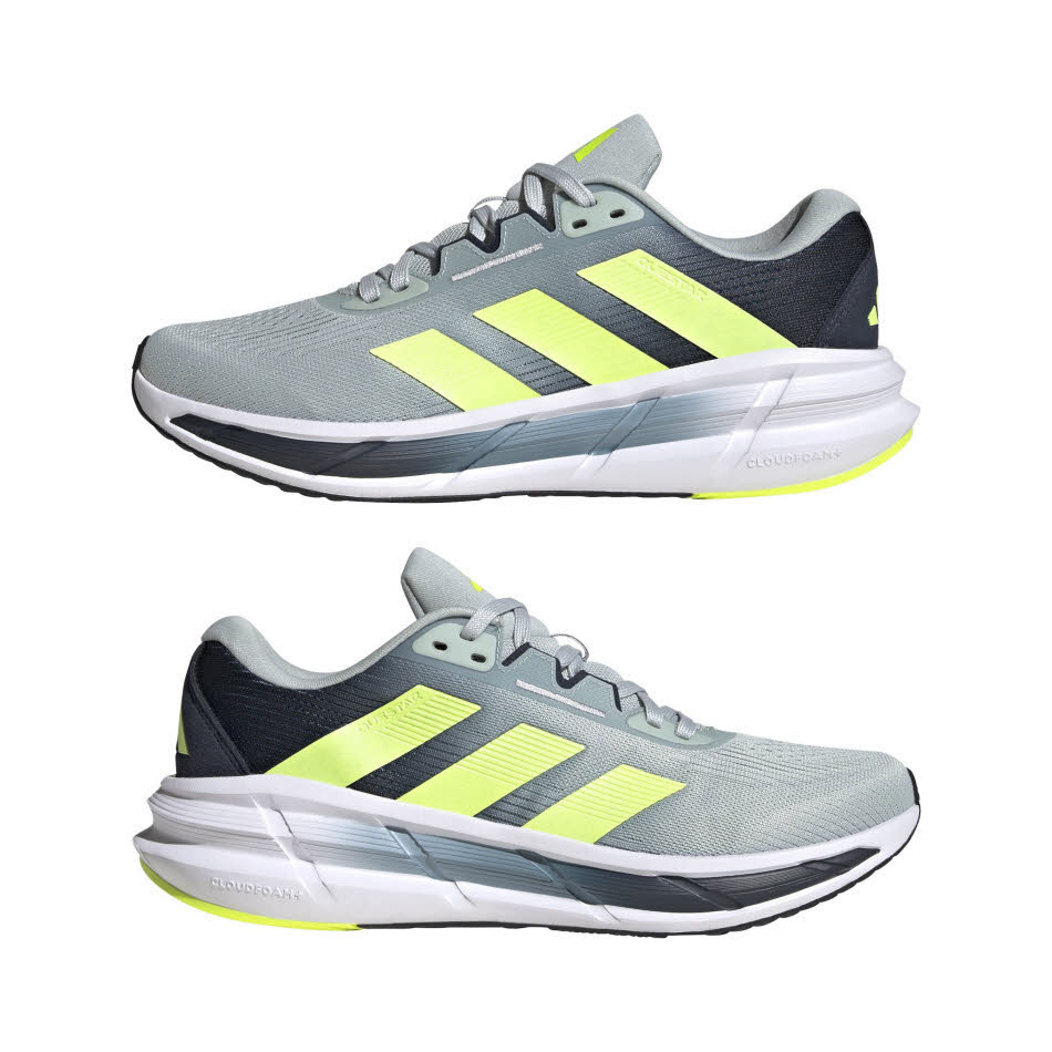 adidas Questar 3 Herren Laufschuh Fitness-Schuh grau/grün