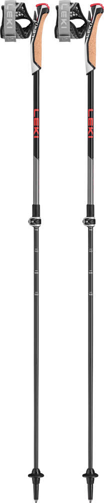 Leki Instructor Lite Unisex Nordic Walking Stöcke Wanderstöcke 100-125cm grau