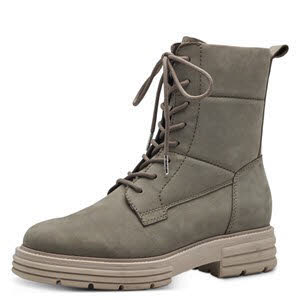 Tamaris Damen Stiefelette Schnürer Boots Modeschuh olivgrün
