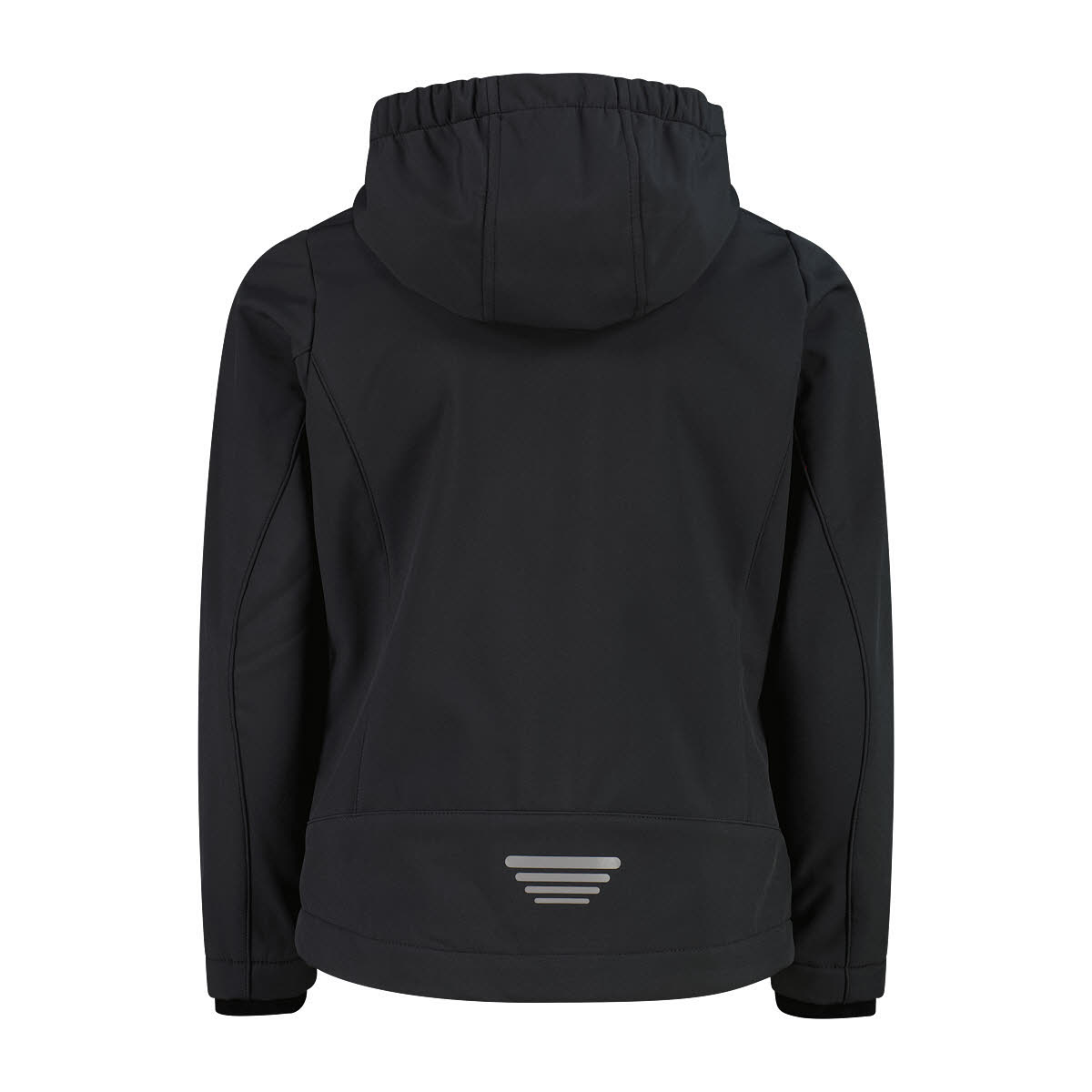 CMP KID G JACKET FIX HOOD Kinder Softshelljacke Windjacke schwarz