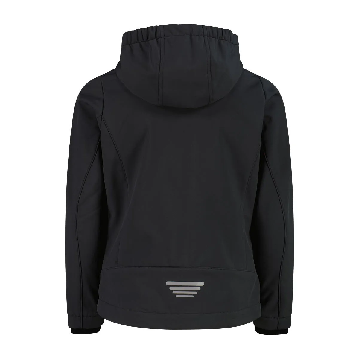 CMP KID G JACKET FIX HOOD Kinder Softshelljacke Windjacke schwarz