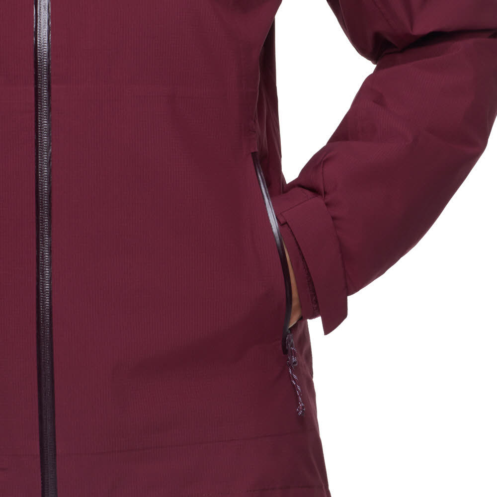 Mammut Alto Light 3 in 1 HS Hooded Jacket Damen Freizeitjacke Kombijacke rot