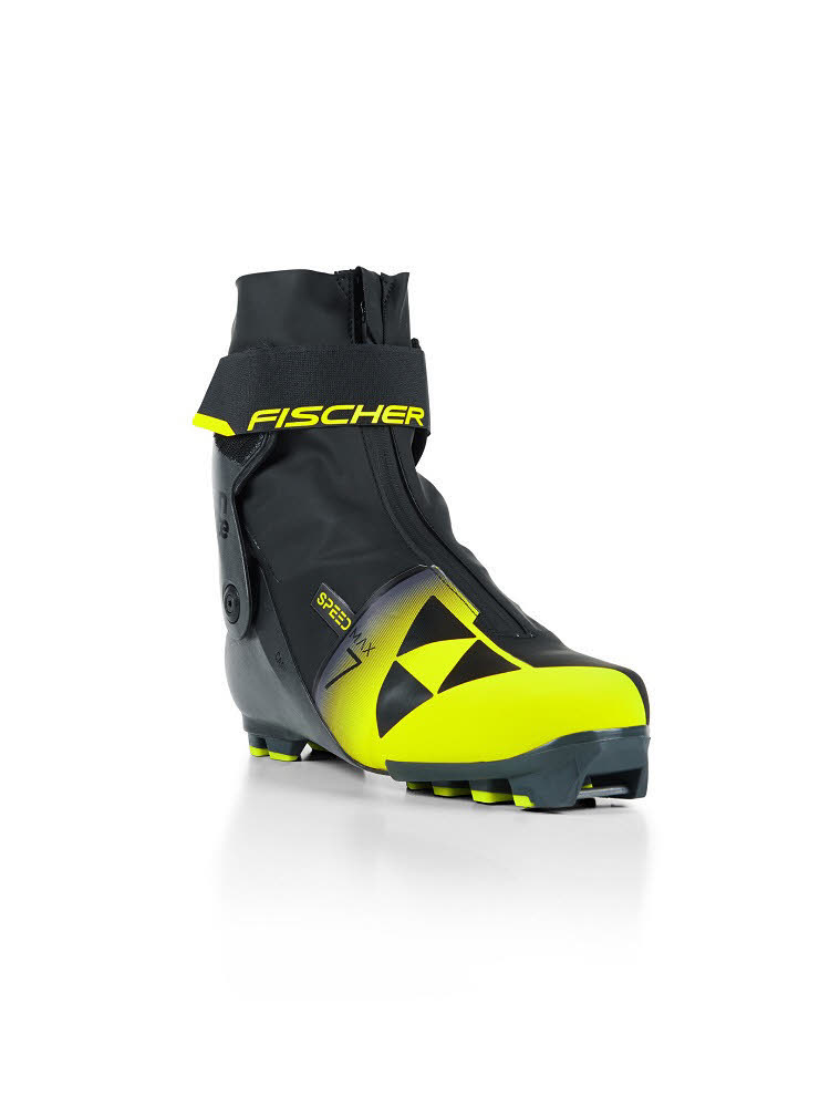 Fischer SPEEDMAX 7 SKATE Unisex Langlaufschuhe Skating schwarz/gelb
