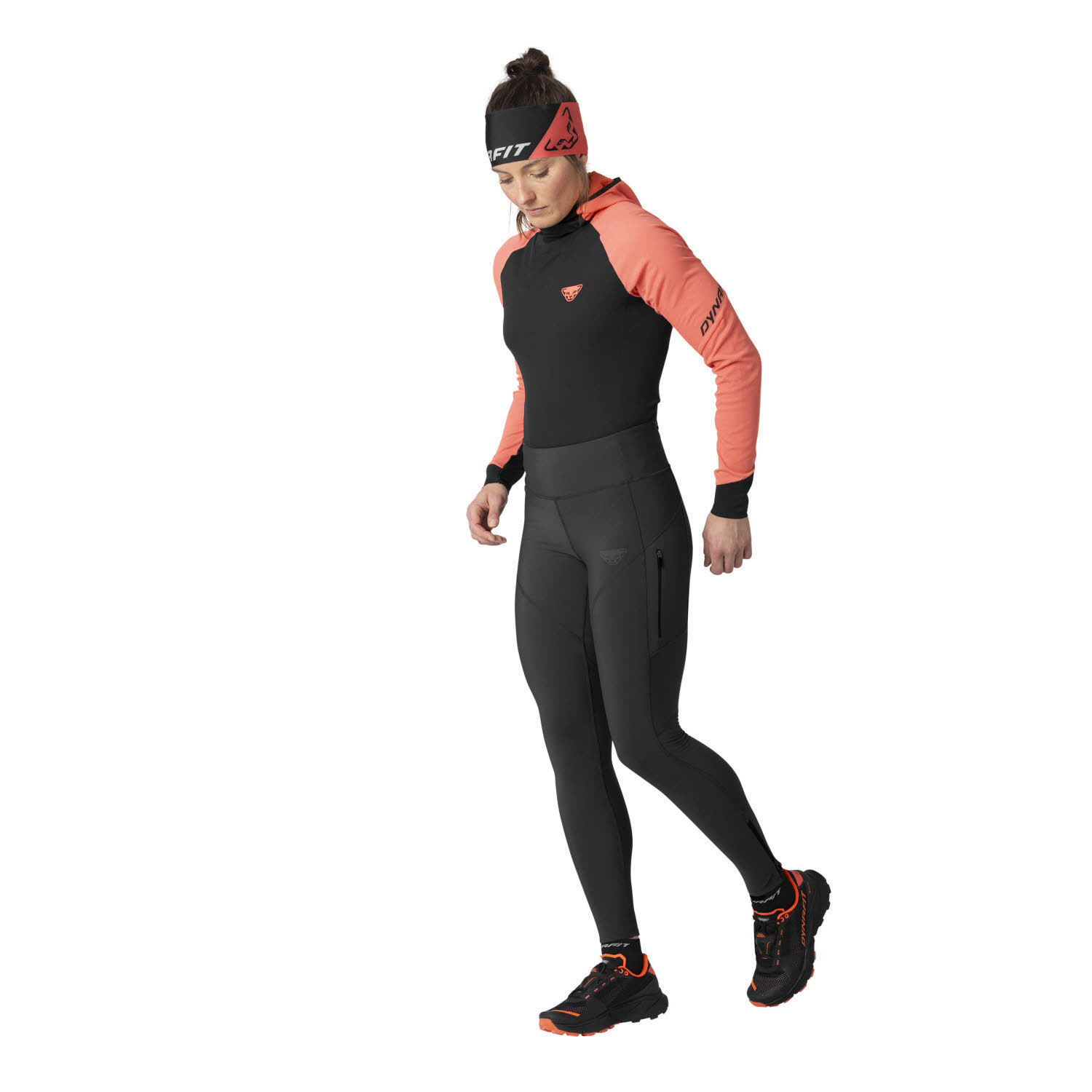 Dynafit Winter Running Tights Damen Laufhose Laufleggings schwarz