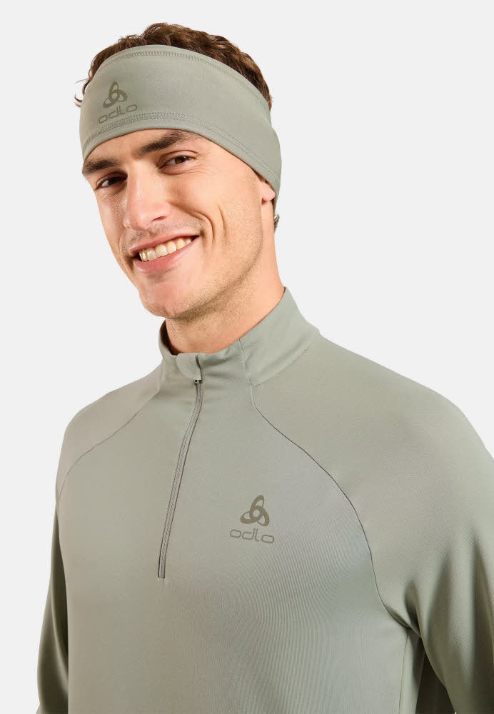 Odlo ESSENTIAL CERAMIWARM Herren Midlayer Laufoberteil shadow