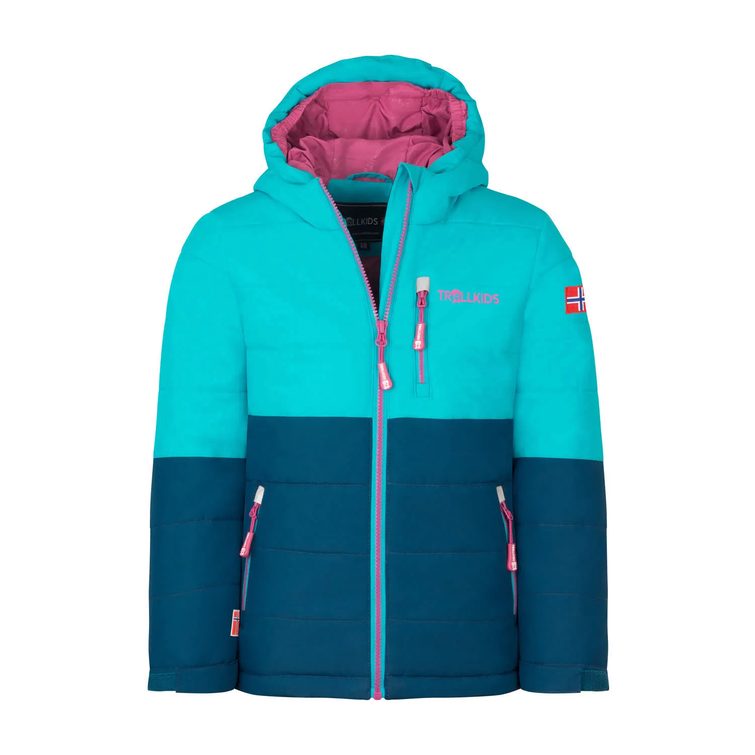 TROLLKIDS Kids Hemsedal Snow Jacket XT Mädchen Ski-/Snowboardjacke blau/türkis