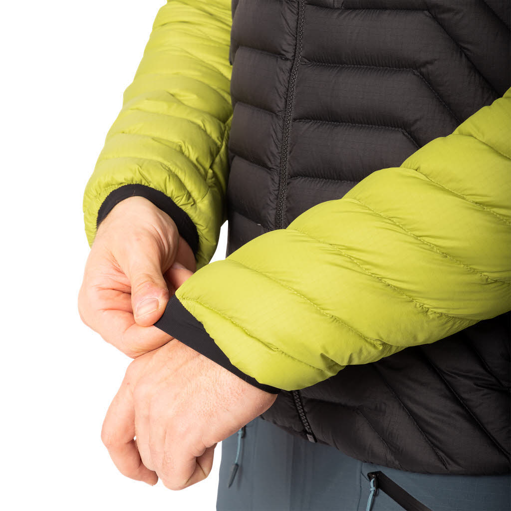 Dynafit RADICAL RDS DWN HOOD JKT Herren Daunenjacke Wanderjacke gelb