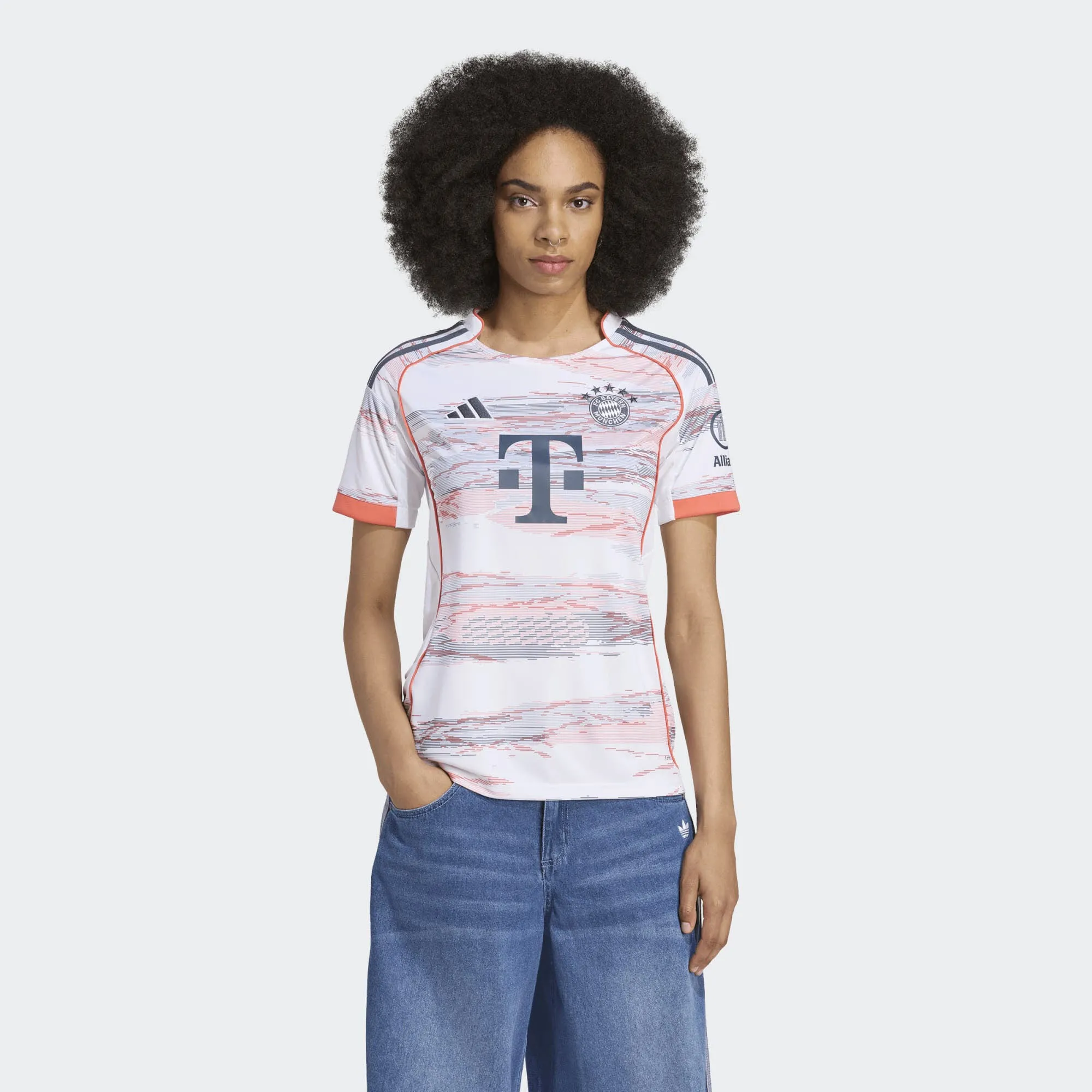 adidas FC Bayern München 25/26 Auswärtstrikot Damen weiß