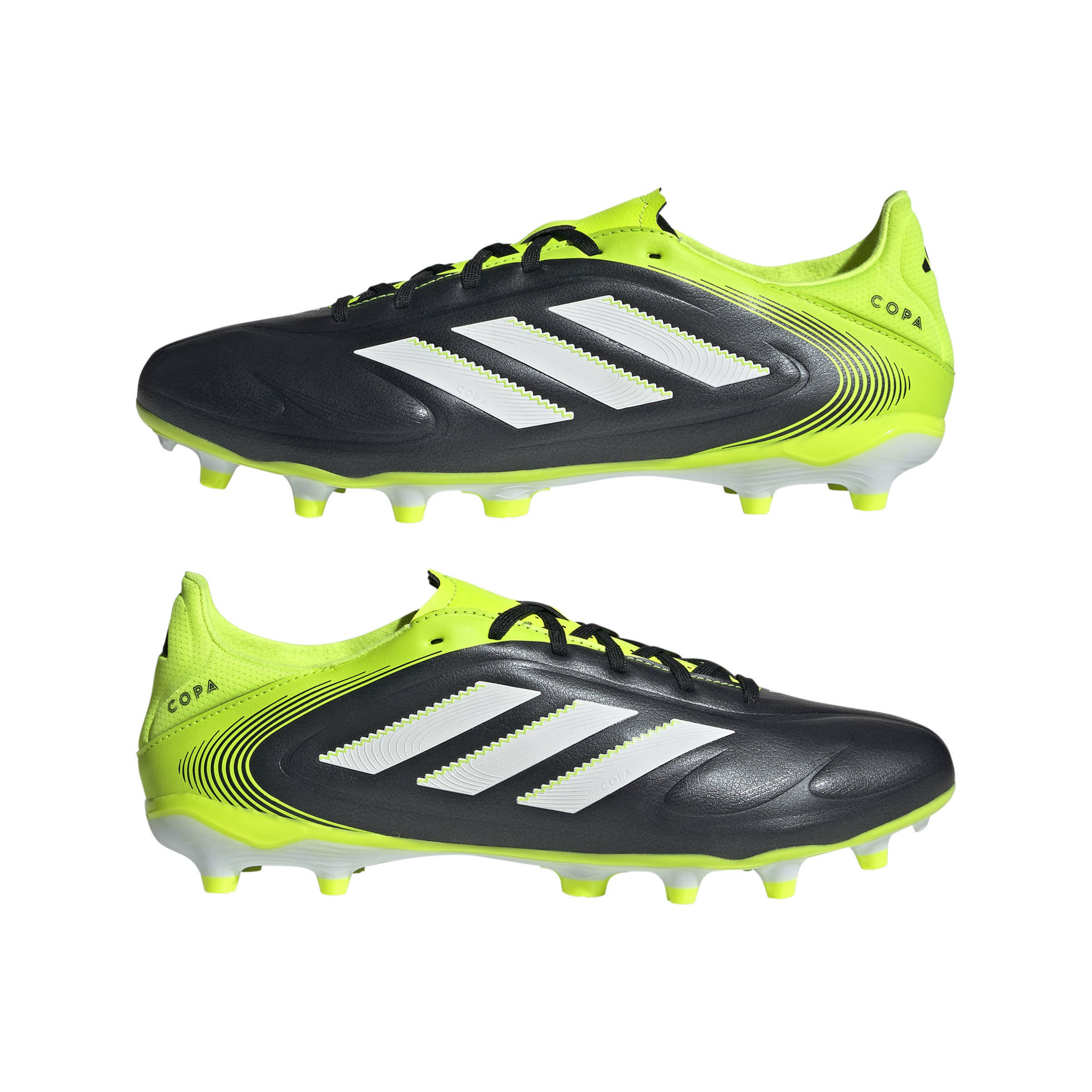adidas COPA PURE III LEAGUE FG/MG Unisex Fußballschuhe Stollenschuhe cblack/ftwwht/luclem