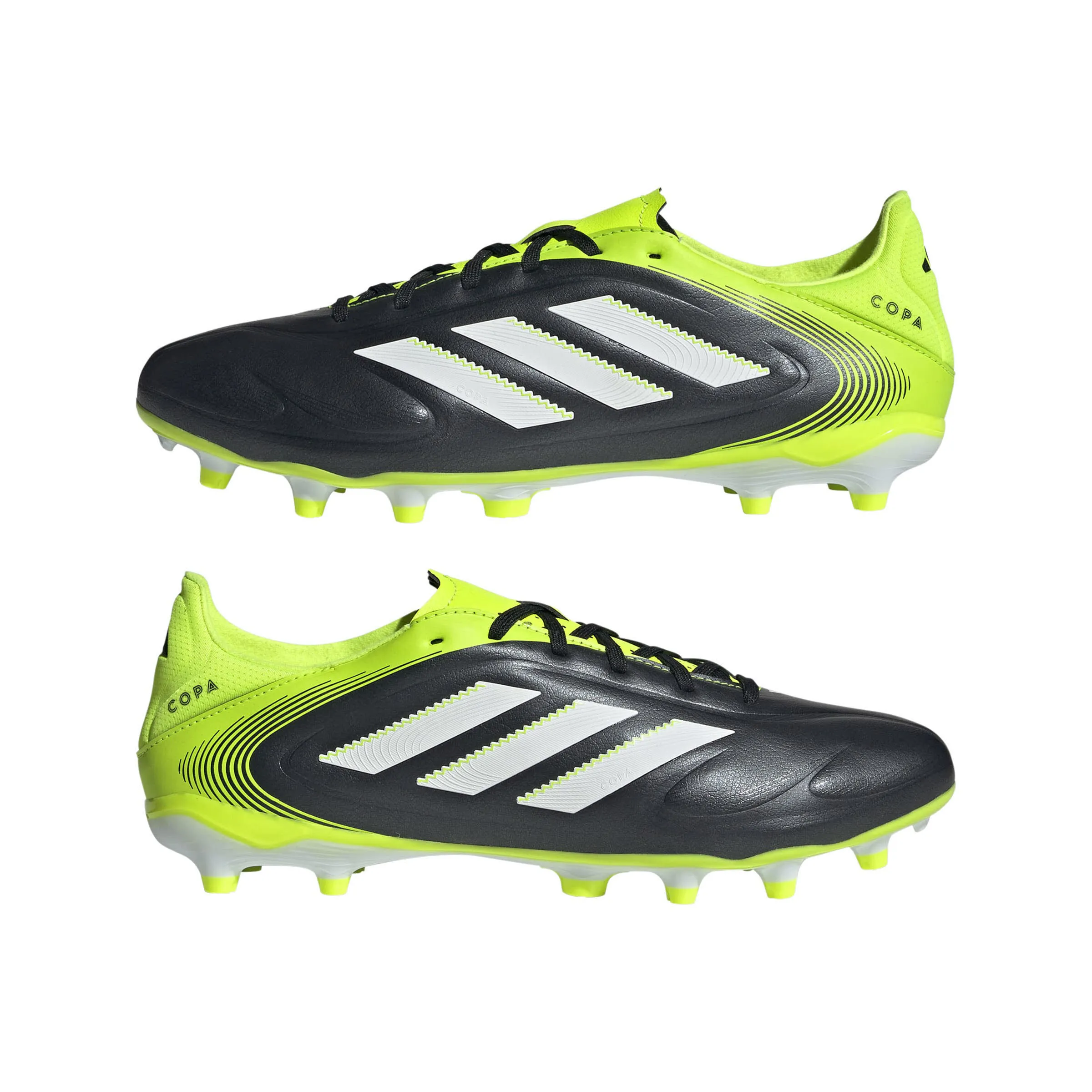 adidas COPA PURE III LEAGUE FG/MG Unisex Fußballschuhe Stollenschuhe cblack/ftwwht/luclem