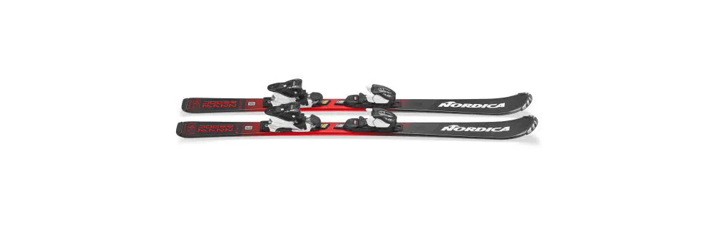 Nordica Team Jr. 2025/26 Kinder- & Jugendskiset inkl. Bindung schwarz/rot