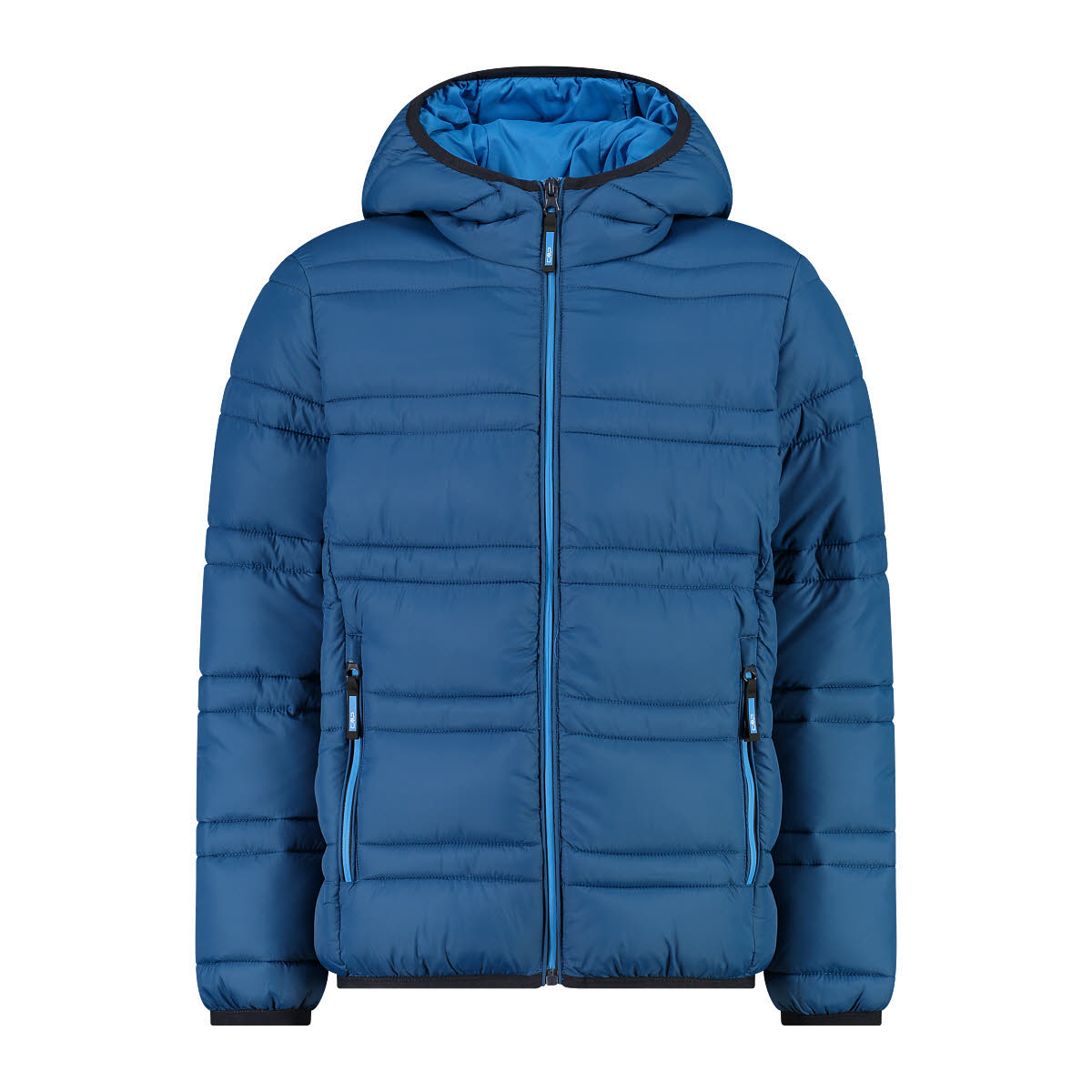 CMP Kinder Jacke Daunenjacke Kapuzenjacke Jungen blau