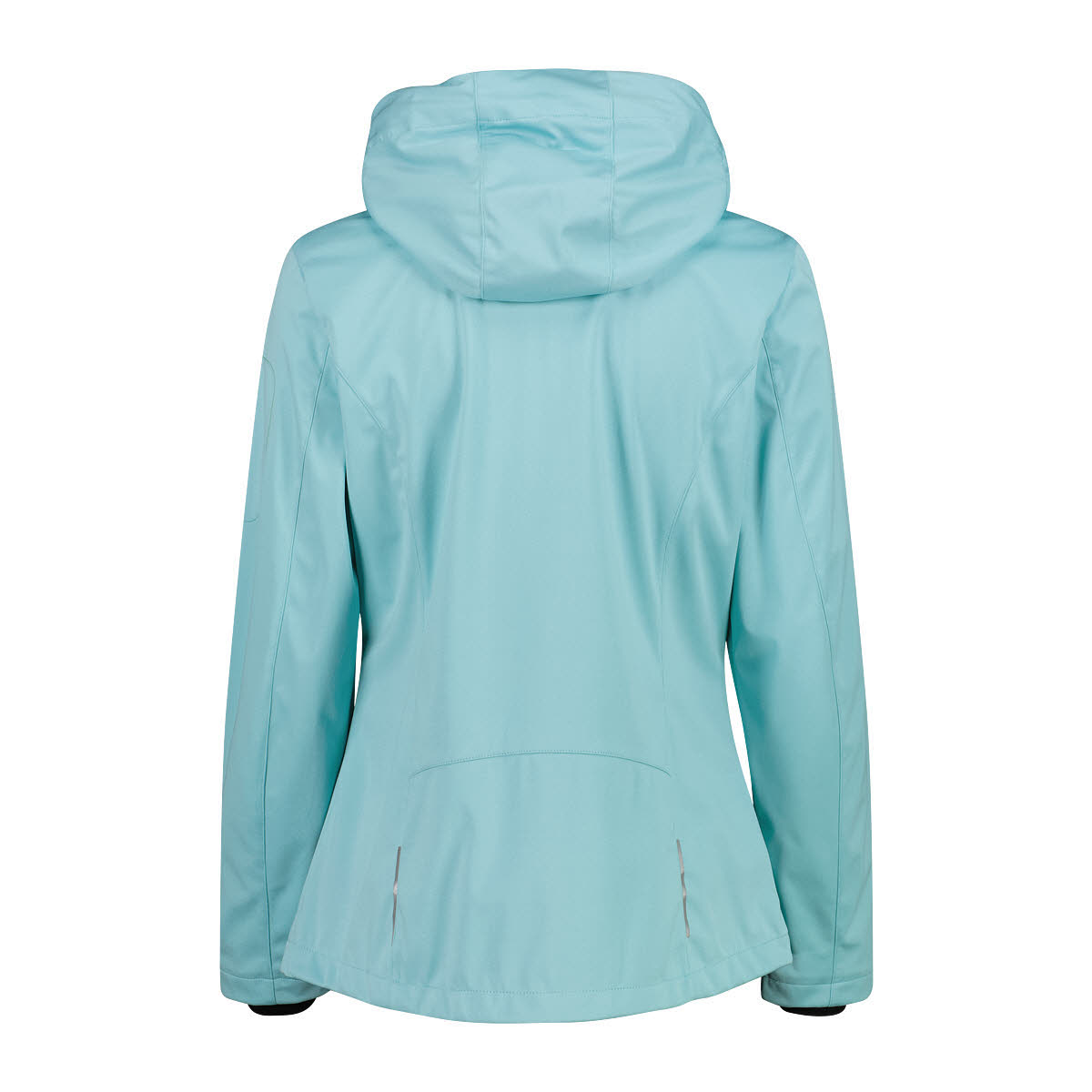 CMP WOMAN JACKET ZIP HOOD Damen Softshelljacke Outdoorjacke lagoon melange