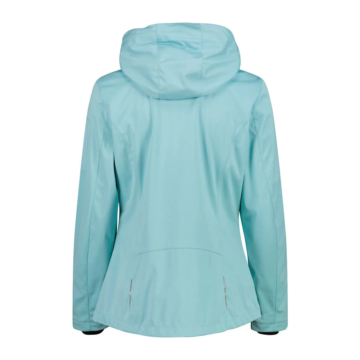 CMP WOMAN JACKET ZIP HOOD Damen Softshelljacke Outdoorjacke lagoon melange