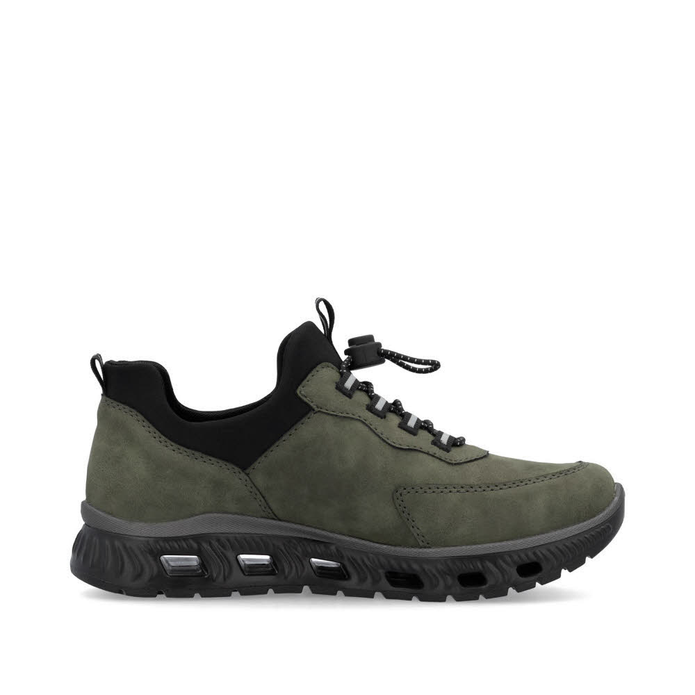 Rieker HWK Damen Halbschuhe Sneaker Low modisch grün
