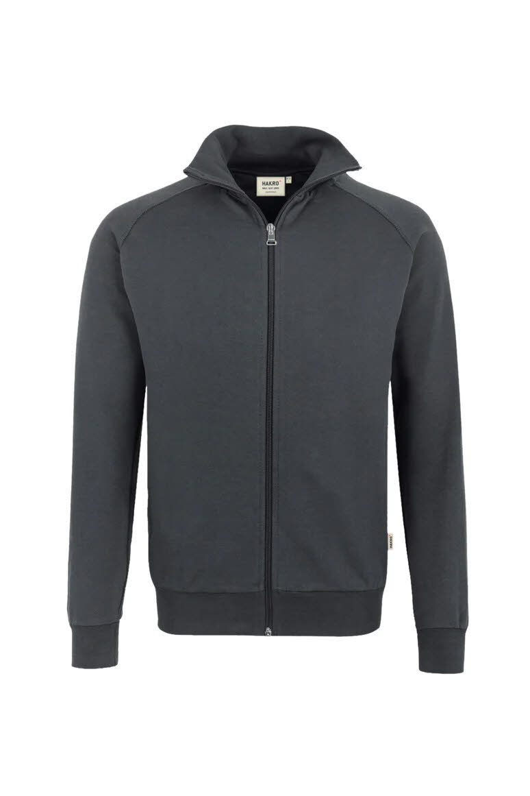 HAKRO Sweatjacke anthrazit Herren