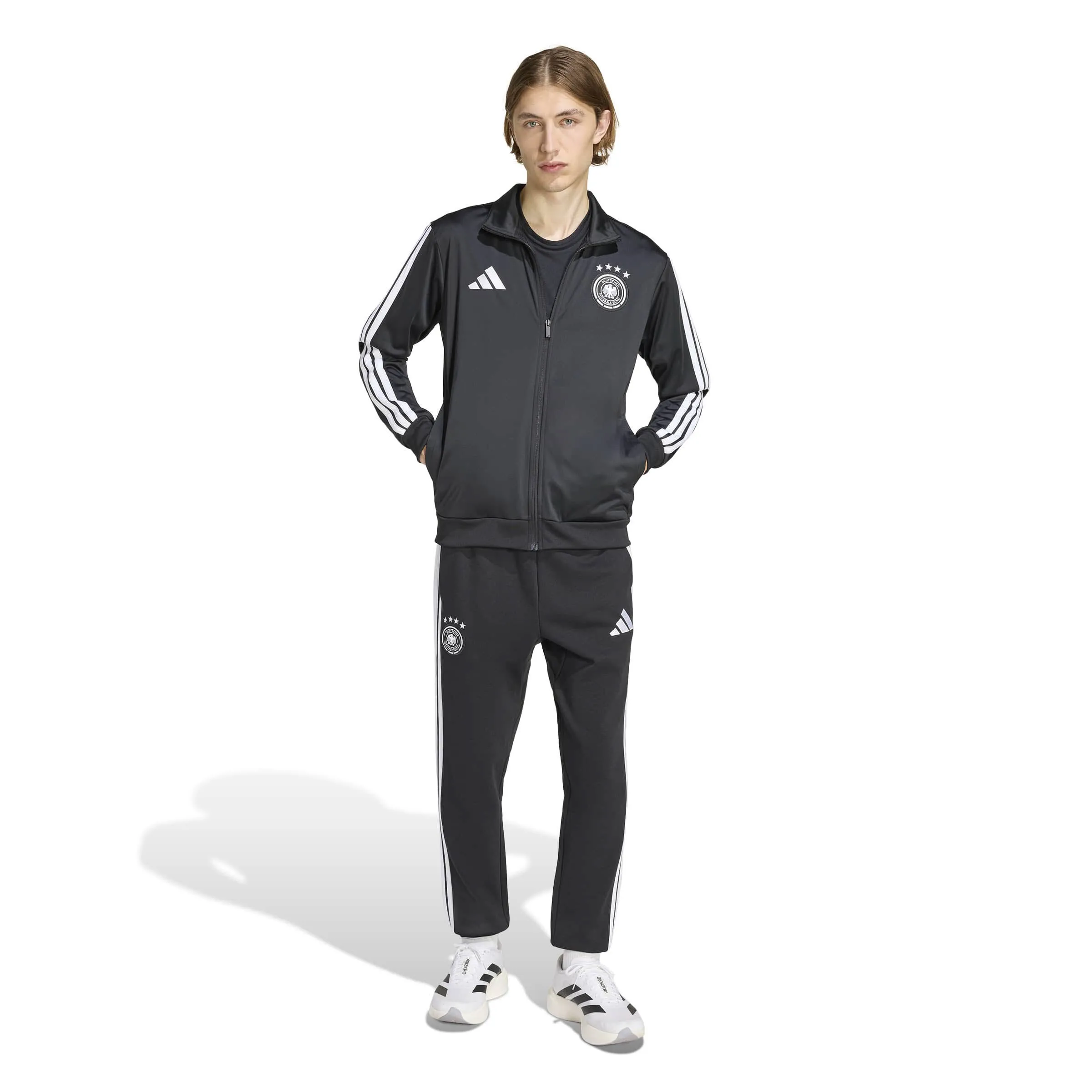 adidas DFB DNA Track Top Herren Trainingsjacke schwarz